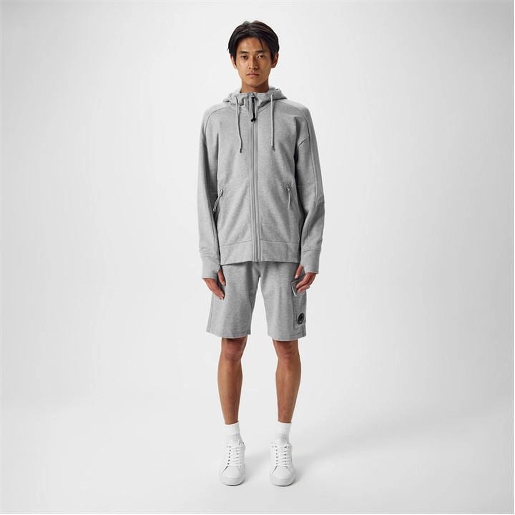 CP Company Full Zip Goggle Hoodie - Grey